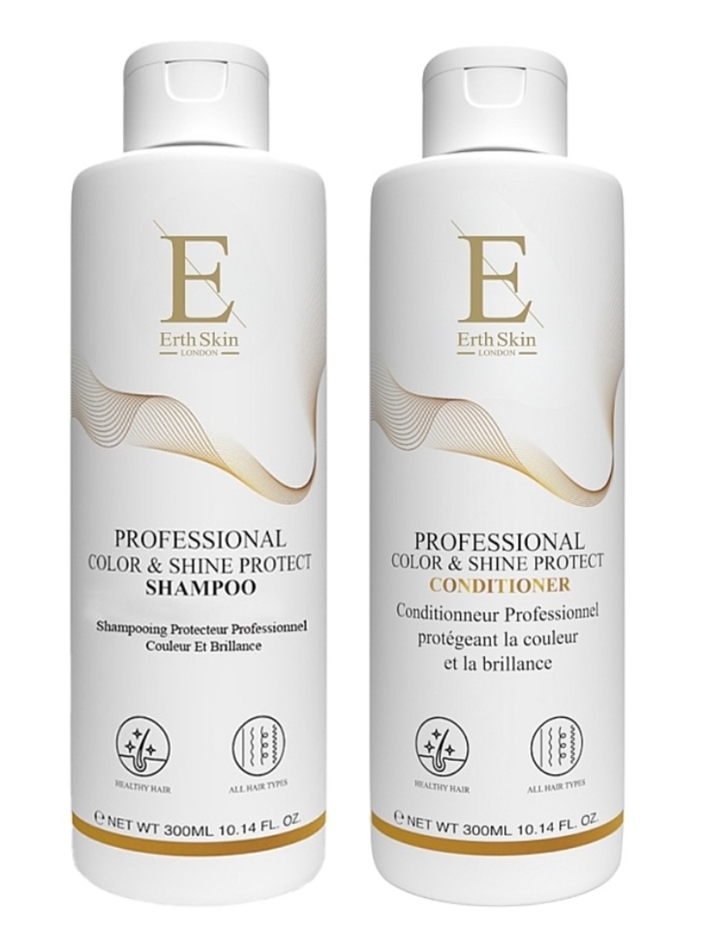 ErthSkin London Professional Color & Shine Protect Shampoo & Conditioner Set